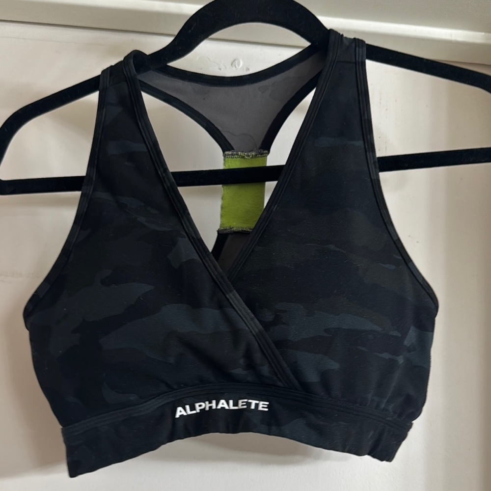 Alphalete Dark Camo Sports Bra